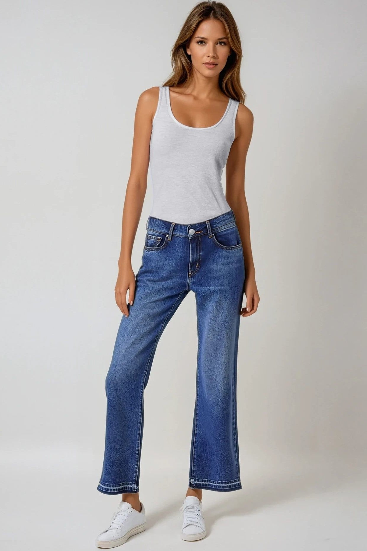 Grey Cotton Vest Top-0