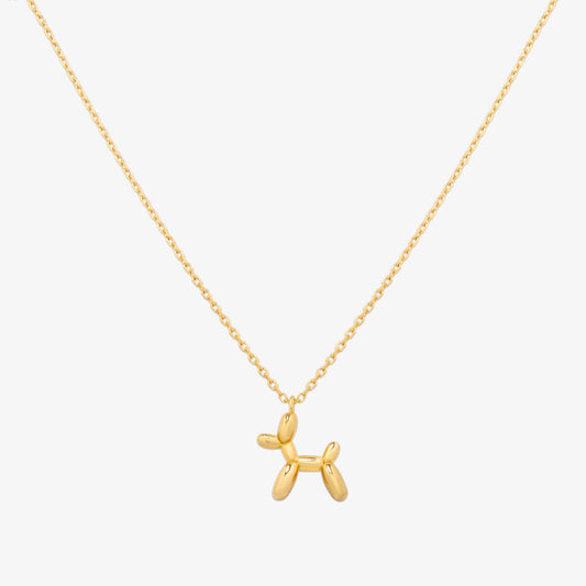 Balloon dog necklace-0