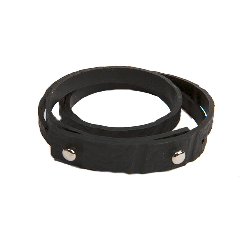 Nino Recycled Rubber Wraparound Bracelet-1